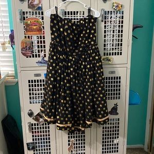 Geode polka dot dress